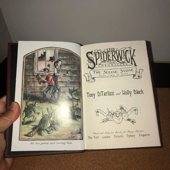 5/$25 
The  Spiderwick Chronicles Book 2 The Seeing Stone Hardcover 03 6&up - Picture 3 of 5